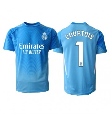 Real Madrid Thibaut Courtois #1 Goalkeeper Replica Home Stadium Shirt 2025-26 Short Sleeve